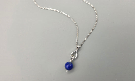 Lapis Lazuli Drop Necklace