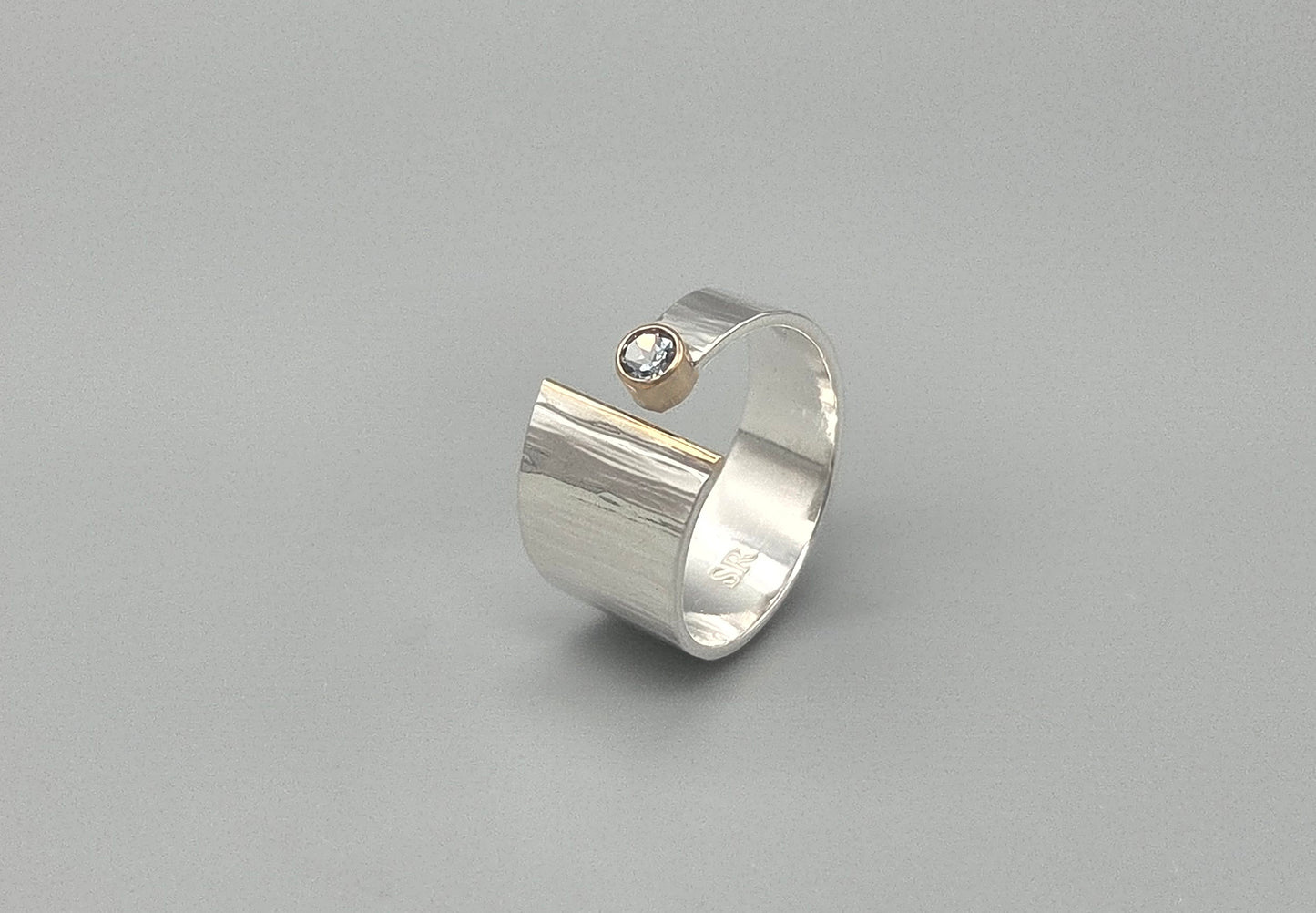 Wrap Ring, Mixed Metal, Natural Spinel