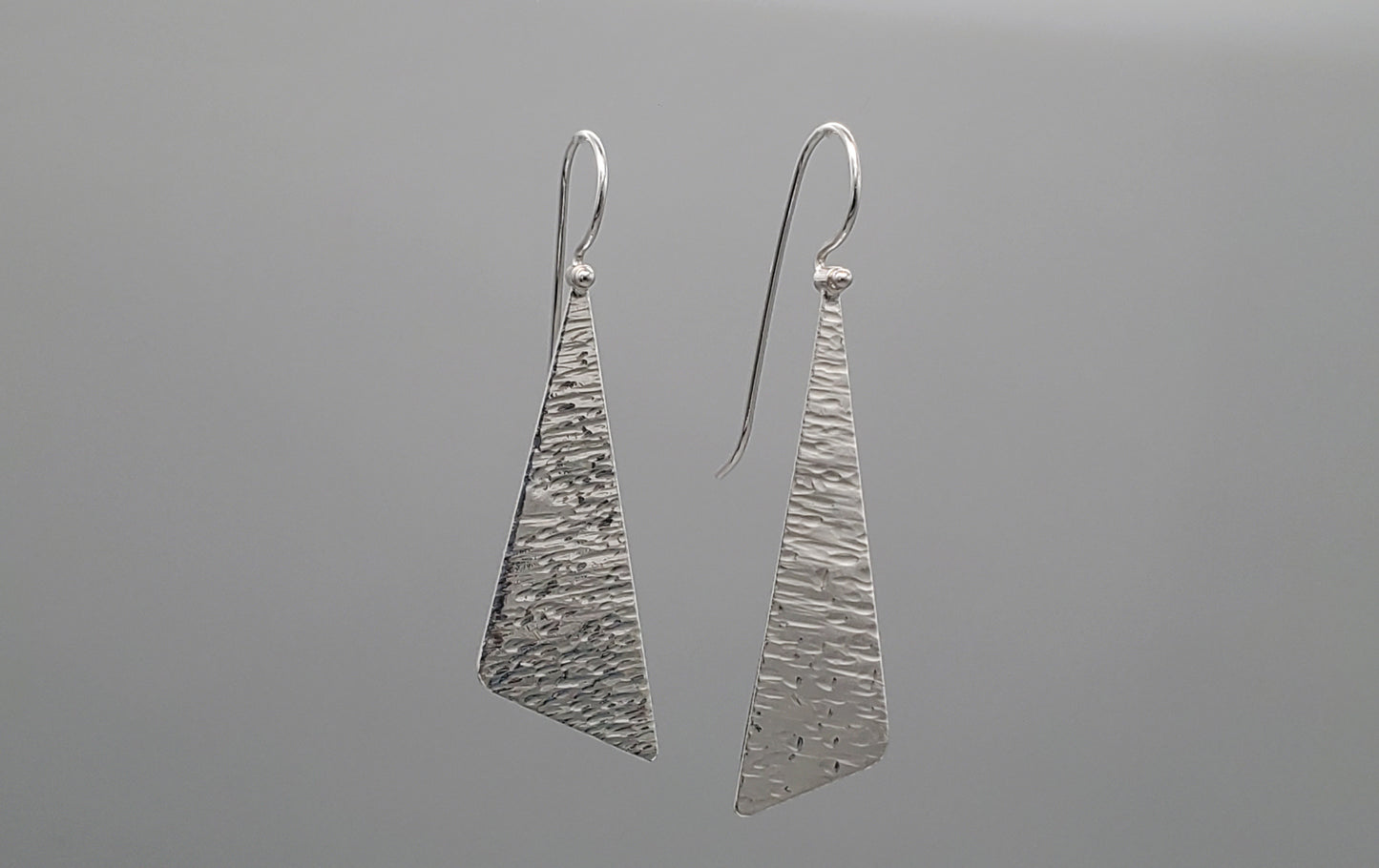 Solid Textured Angle Earrings