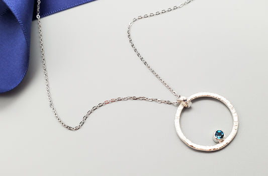 Sunburst with London Blue Topaz