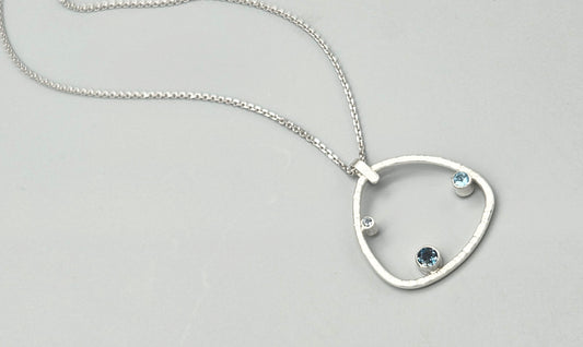 Trillion Blues Pendant