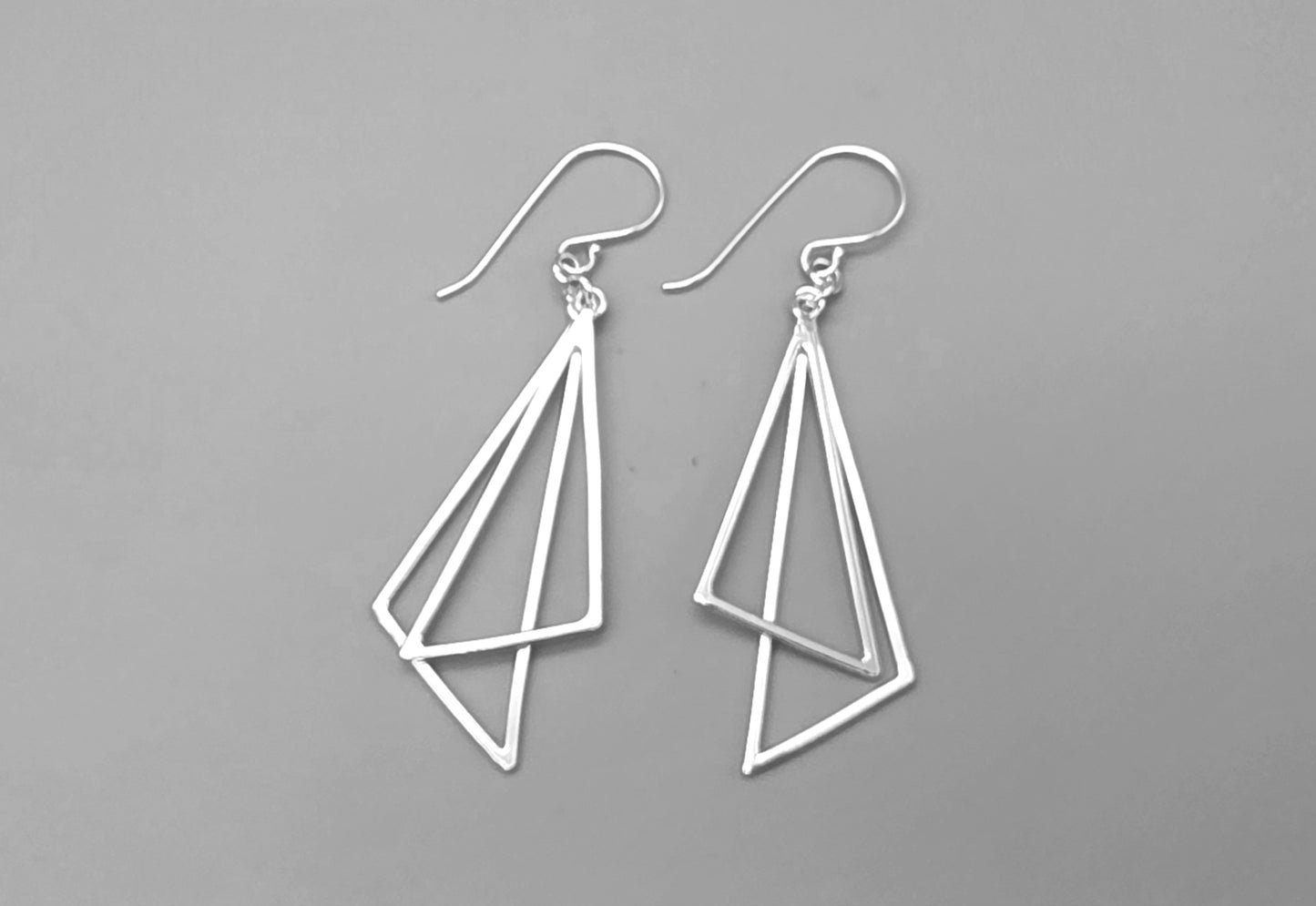 Double Angle Dangle Earrings