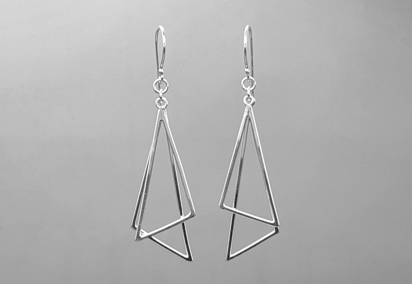 Double Angle Dangle Earrings