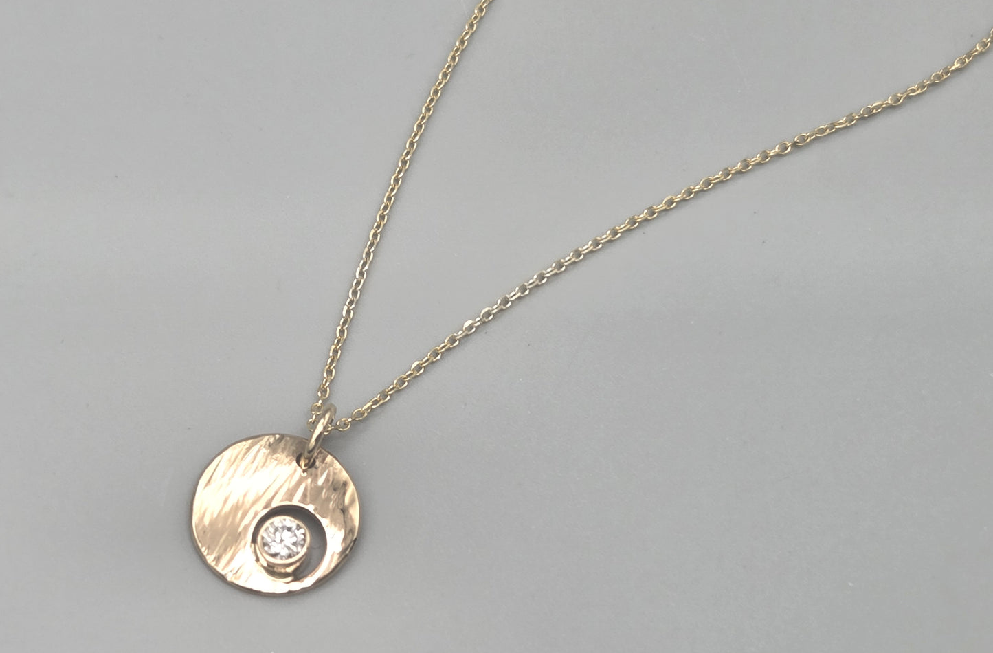 Asteria Gold and Diamond Pendant