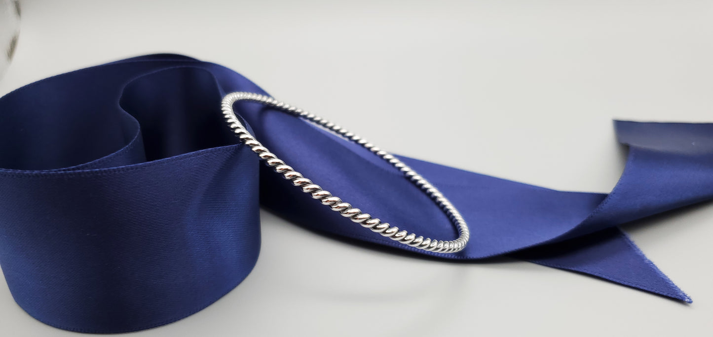 Braided Bangle Bracelet