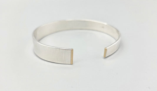 Textured Cuff Gold Ends