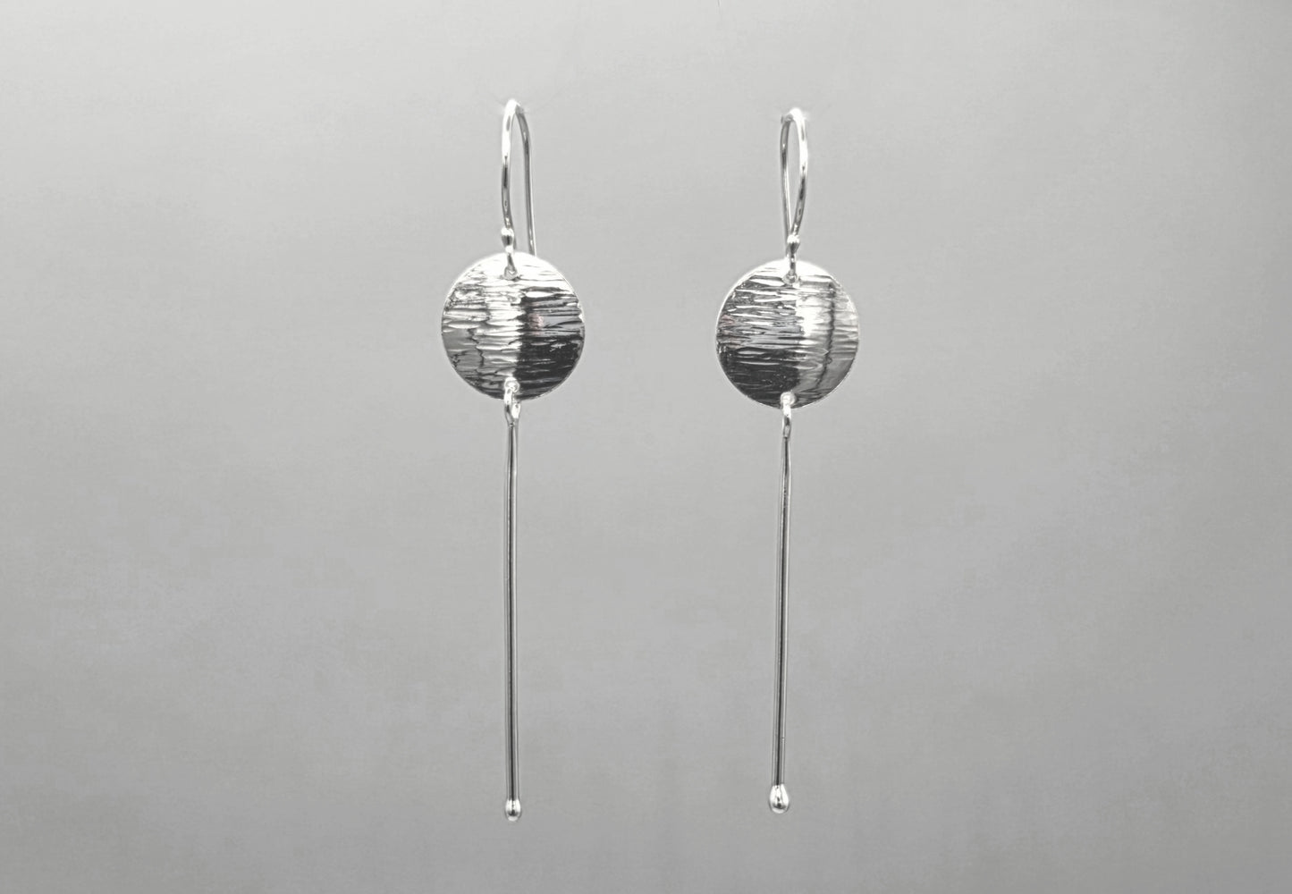 Asteria Silver on Silver Earrings