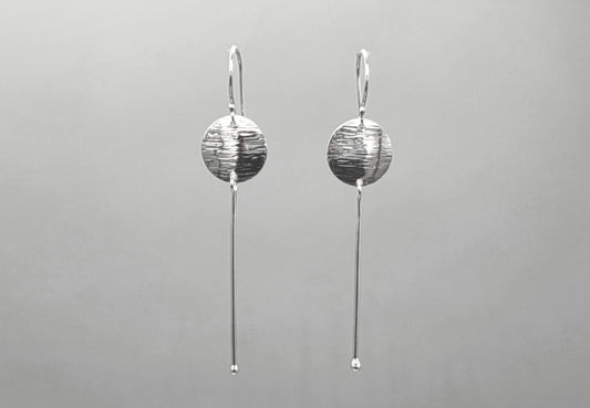 Asteria Silver on Silver Earrings