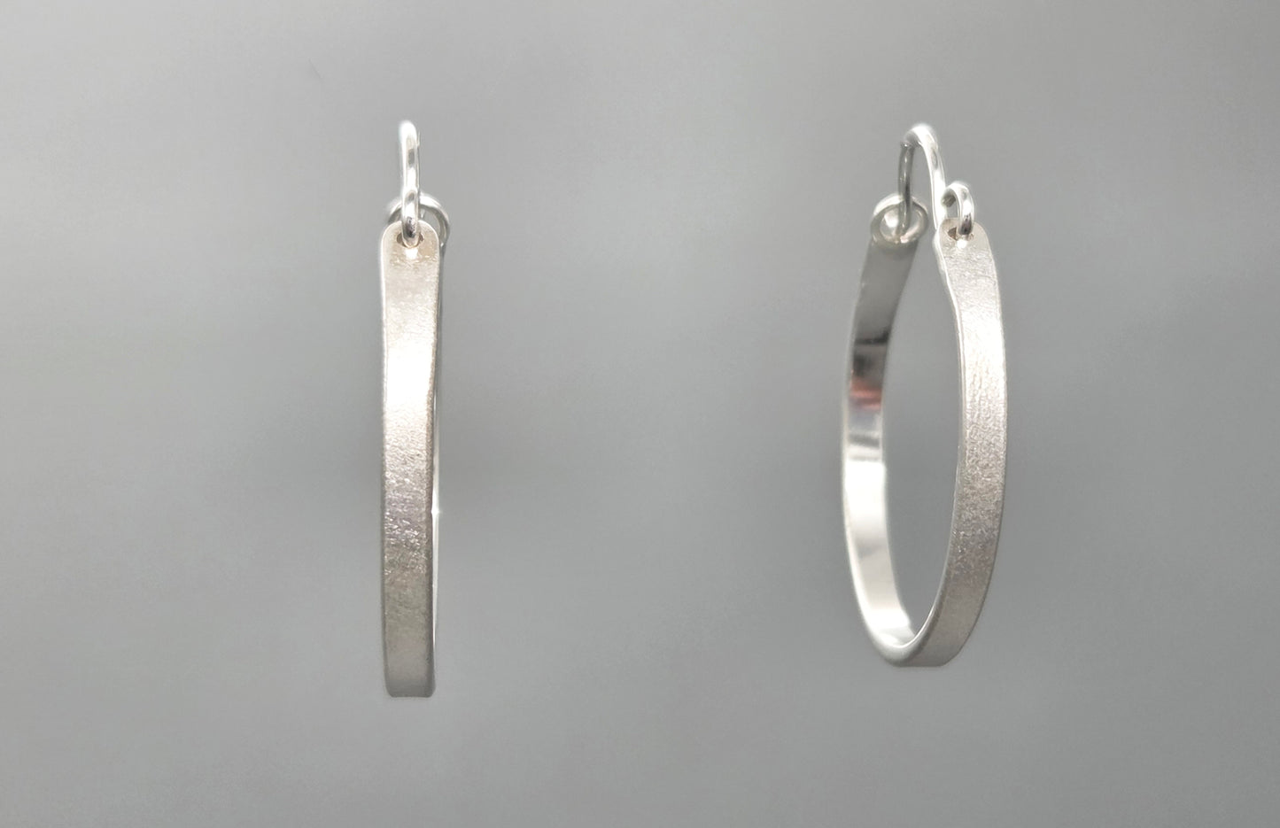 Frosted Classic Hoops - 25mm