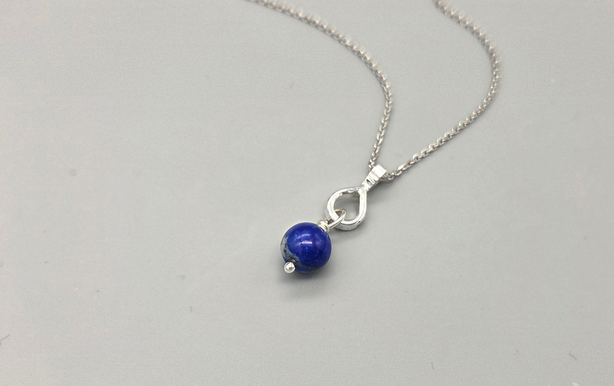 Lapis Reed Lapis Lazuli Drop Necklace – Sandie Reed Jewelry