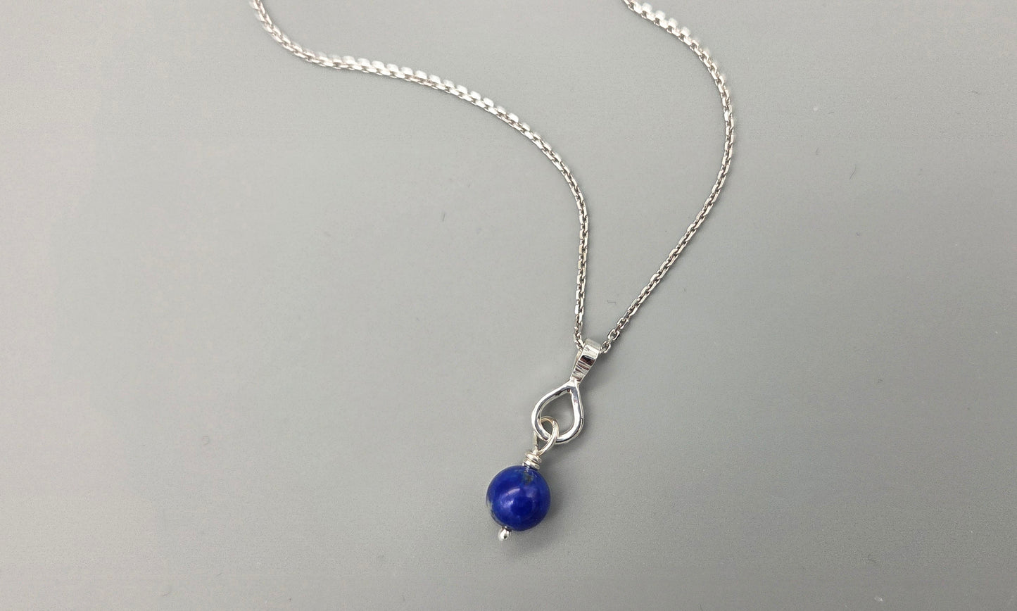 Lapis Lazuli Drop Necklace