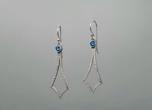 Mythology Earrings with Topaz