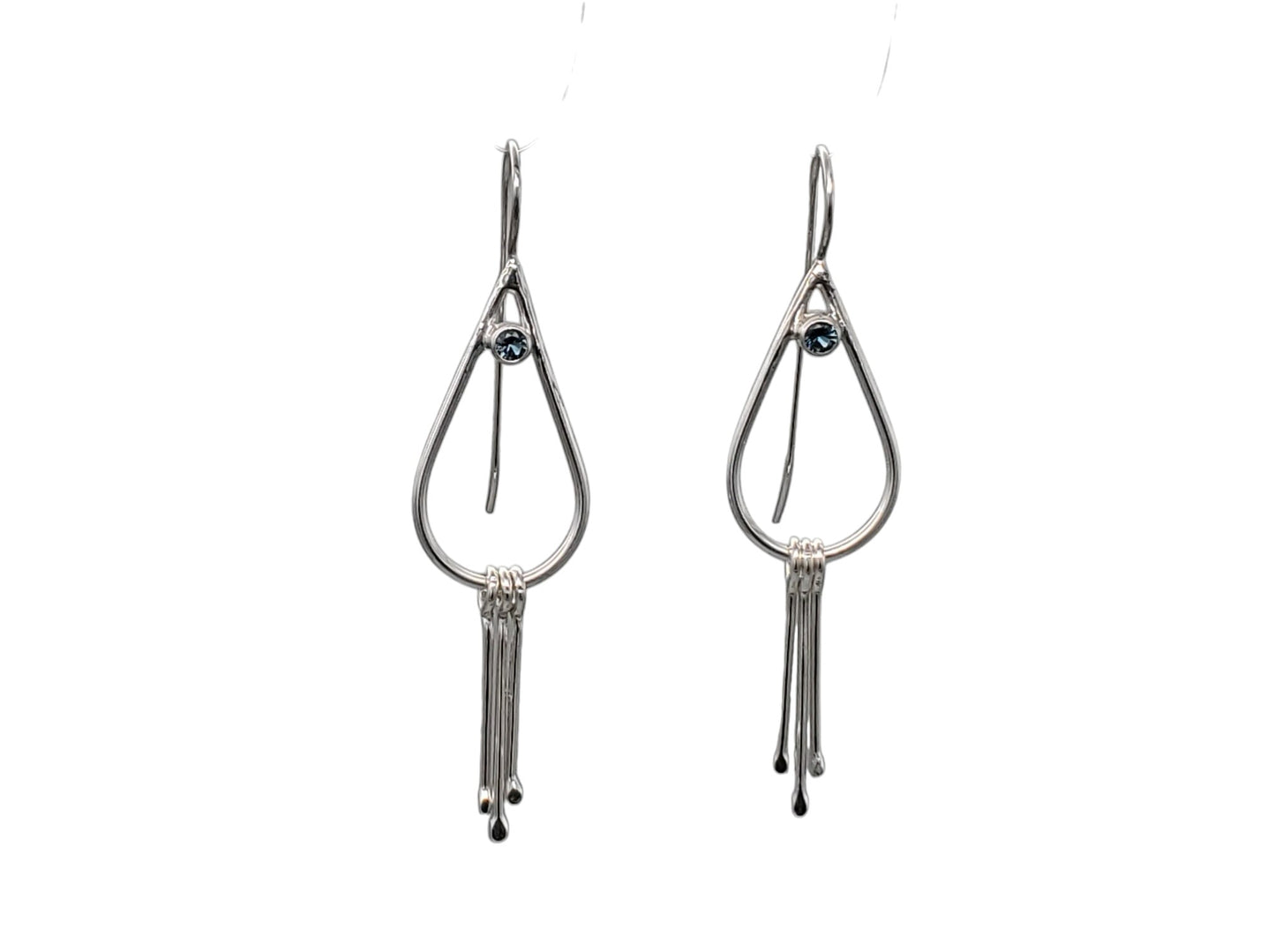 Teardrop Fringe with London Blue Topaz