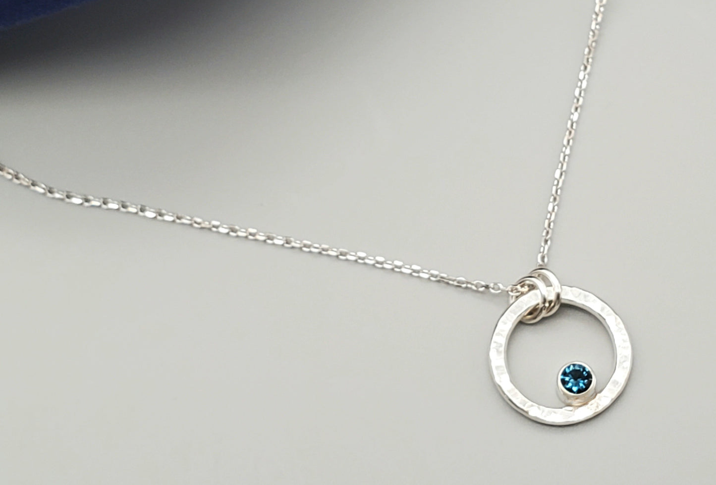 Sunburst London Blue Topaz Pendant
