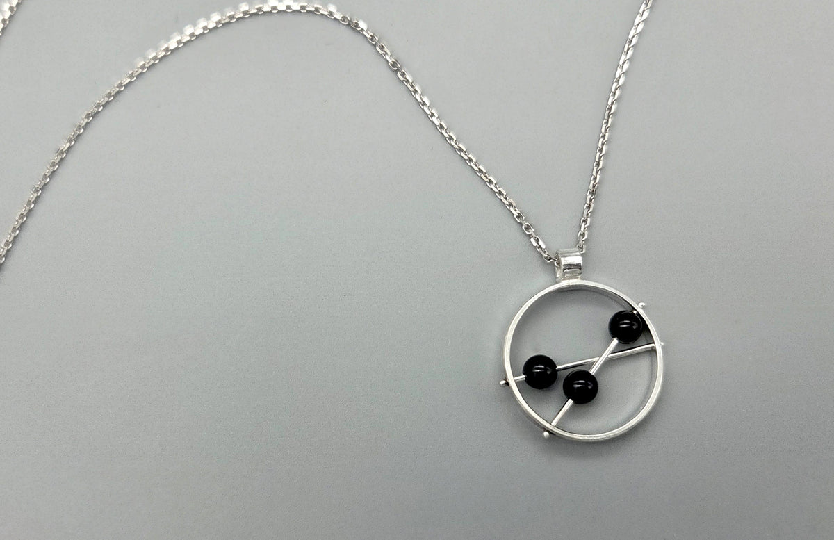 Shooting Stars Onyx Pendant