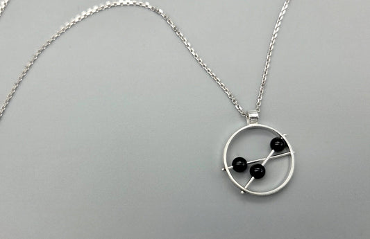 Shooting Stars Onyx Pendant