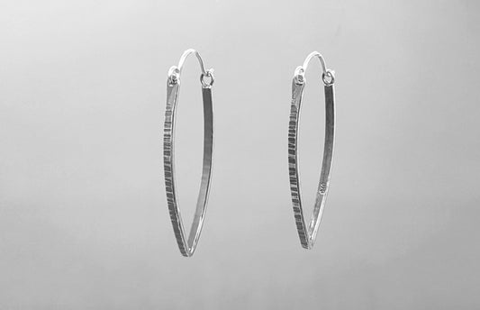 Textured V Hoops