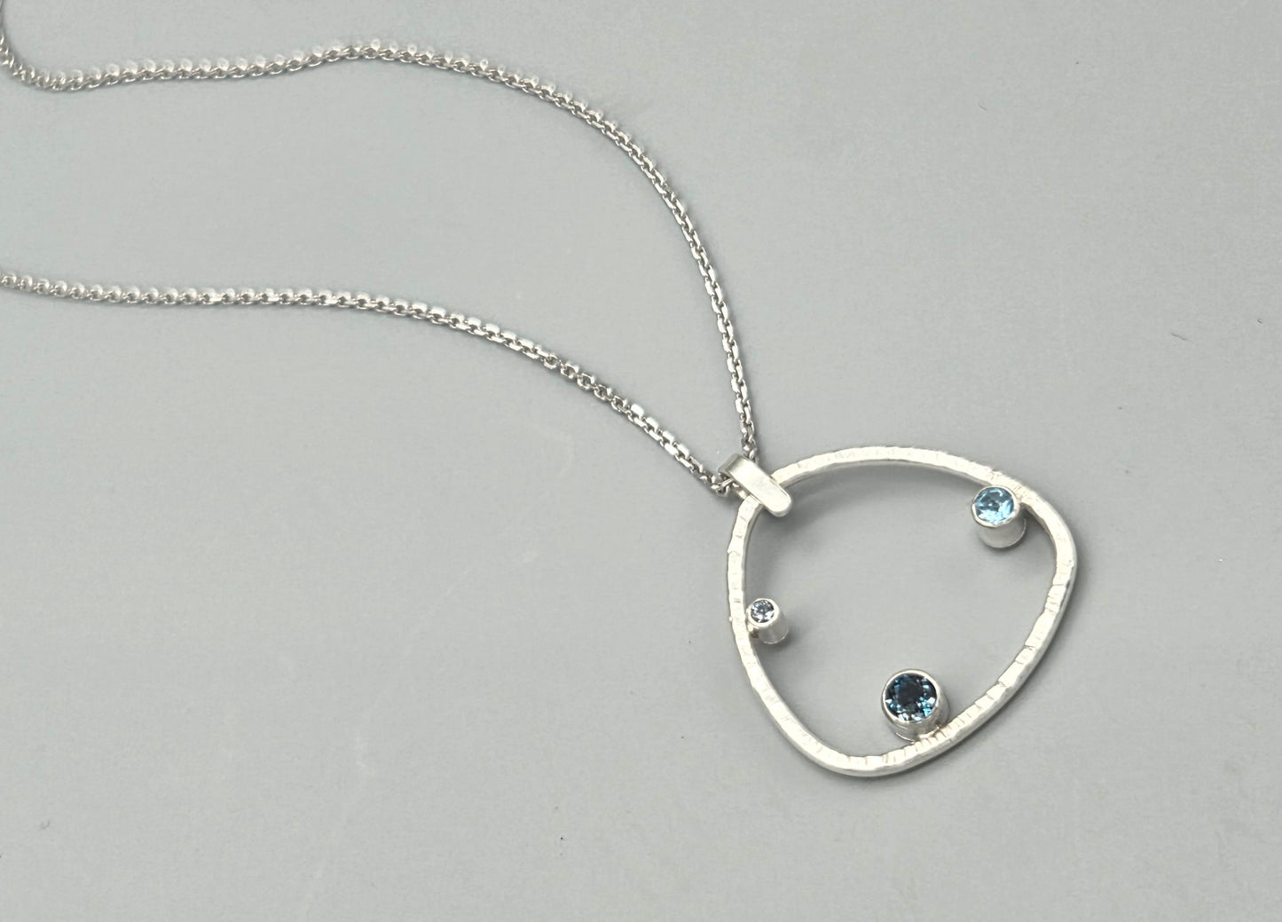 Trillion Blues Pendant