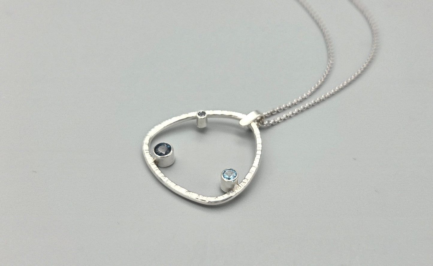 Trillion Blues Pendant