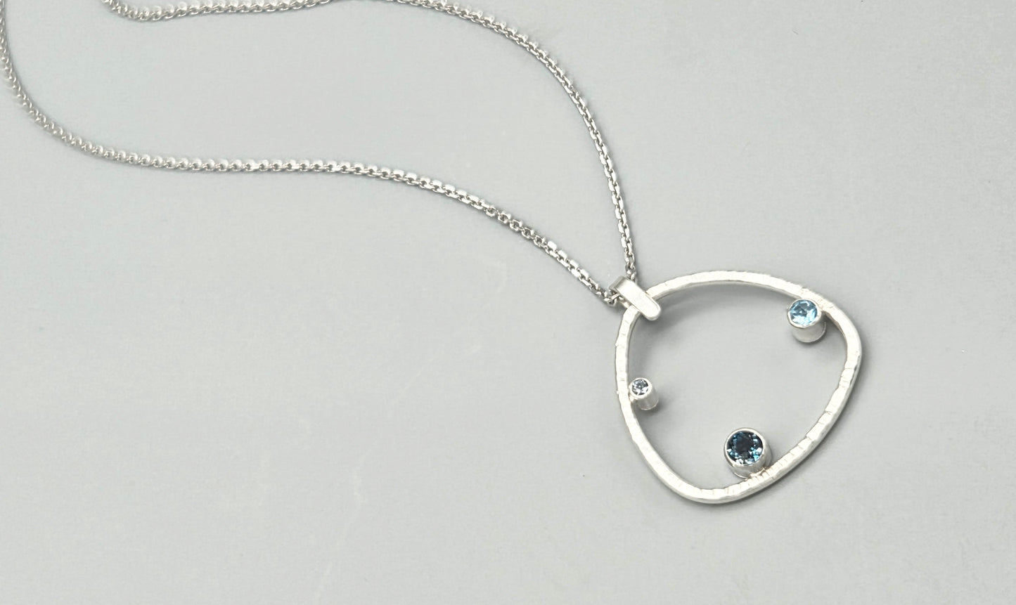 Trillion Blues Pendant