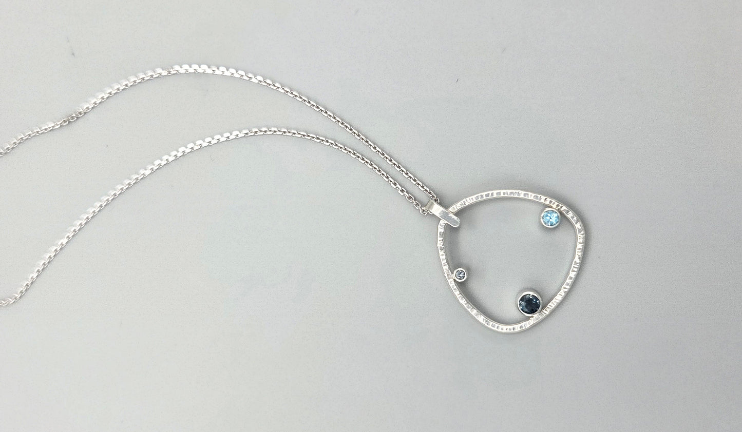 Trillion Blues Pendant