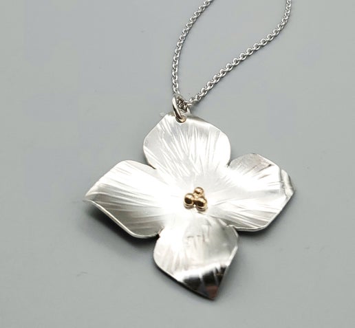 Wildflower Blossom Pendant Necklace