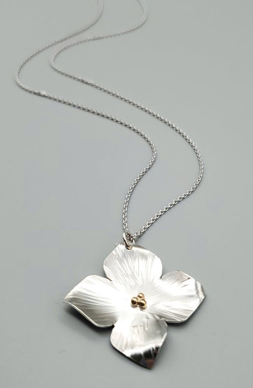 Wildflower Blossom Pendant Necklace