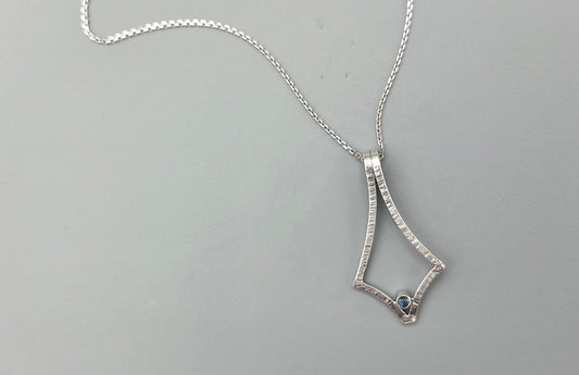 Mythology London Blue Topaz One piece bail