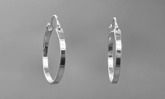 Classic Smooth Hoops - 20mm