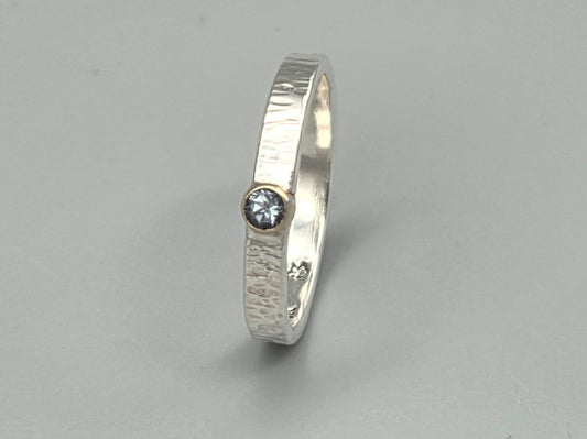 Textured Mixed Metal Spinel Ring